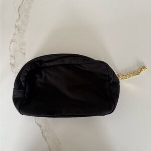 YSL make up bag, new with tags, black with gold YSL chain and medallion on side‎